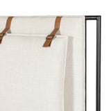 Leigh Upholstered Bed - Hockney Ivory
