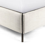 Leigh Upholstered Bed - Hockney Ivory