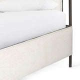 Leigh Upholstered Bed - Hockney Ivory