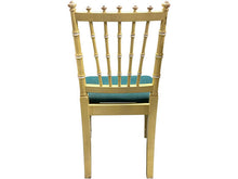 Load image into Gallery viewer, 18.5&quot; Unfinished Vintage Single Bamboo Style Chair + Fabric #08401
