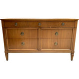 56" Unfinished 7 Drawer Century Vintage Dresser #08548