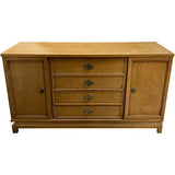 62" Unfinished 4 Drawer 2 Door American Of Martinsville Vintage Buffet #08595