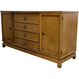 62" Unfinished 4 Drawer 2 Door American Of Martinsville Vintage Buffet #08595