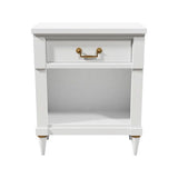 19" Unfinished 1 Drawer CenTury Vintage Single Nightstand #08442