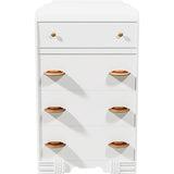 30" Unfinished 4 Drawer Vintage Tallboy #08698