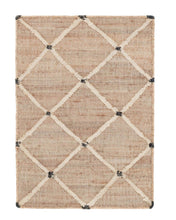 Load image into Gallery viewer, Catania Jute -Cotton Pattern Rug
