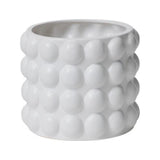 White Ceramic Bubble Pot