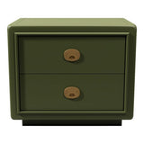 24" Unfinished 2 Drawer Vintage Single Side Table #07126