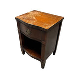 19" Unfinished 1 Drawer Vintage Single Nightstand #07972