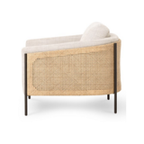 Jayda Coastal Rattan Backed Chair