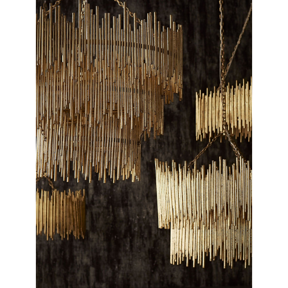 Prescott Gold Leaf Chandelier – MegMade Store 