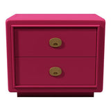24" Unfinished 2 Drawer Vintage Single Side Table #07126