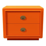 24" Unfinished 2 Drawer Vintage Single Side Table #07126