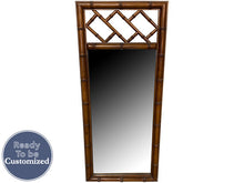 Load image into Gallery viewer, 19.25&quot; Unfinished Vintage Bamboo Style Mirror #08150
