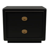 24" Unfinished 2 Drawer Vintage Single Side Table #07126
