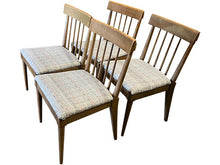 Load image into Gallery viewer, 19.5&quot; Unfinished Vintage Chair Set of 4 #07552
