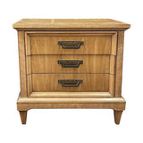 26" Unfinished 3 Drawer Thomasville Vintage Nightstand Set Of 2 #08180