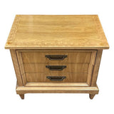 26" Unfinished 3 Drawer Thomasville Vintage Nightstand Set Of 2 #08180