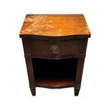 19" Unfinished 1 Drawer Vintage Single Nightstand #07972