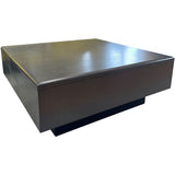 40x40" Refinished Vintage Coffee Table #05246