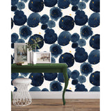 Spot On - Navy Wallpaper