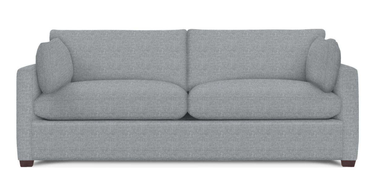 Rowe My Style I BPT-200-B-002 Customizable Sofa with Padded Track Arms,  Block Legs and Box Style Back Cushion, Simon's Furniture