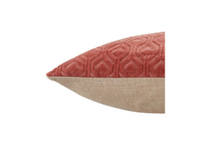 Load image into Gallery viewer, Rose Textured Lumbar Pillow
