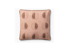 Load image into Gallery viewer, Pink Printed Linen Throw Pillow
