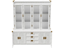 Load image into Gallery viewer, 68.5&quot; Unfinished 6 Door 3 Drawer Vintage Hutch #07431
