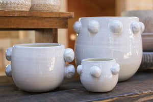 Fem Rosa Ceramic Detailed Pot Large