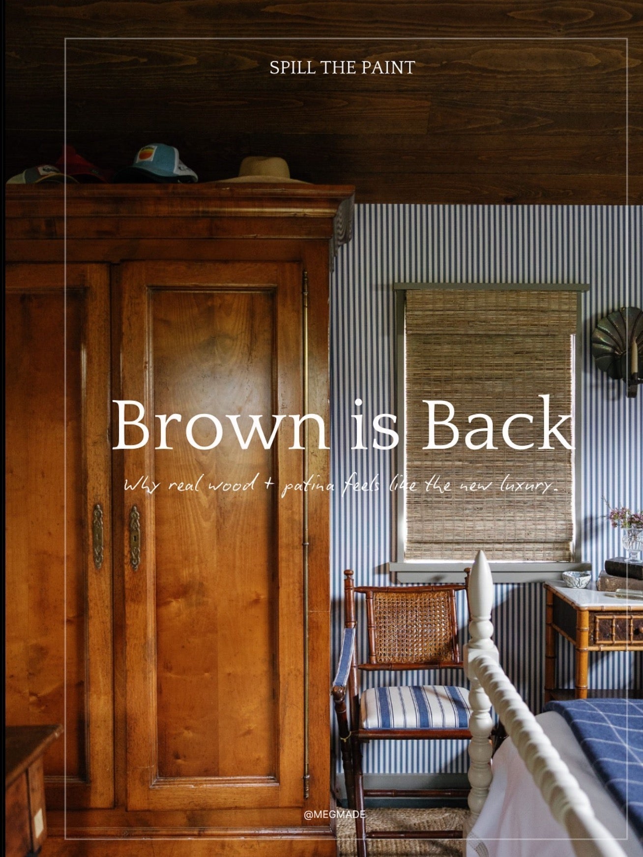 Spill the Paint: Brown is Back...