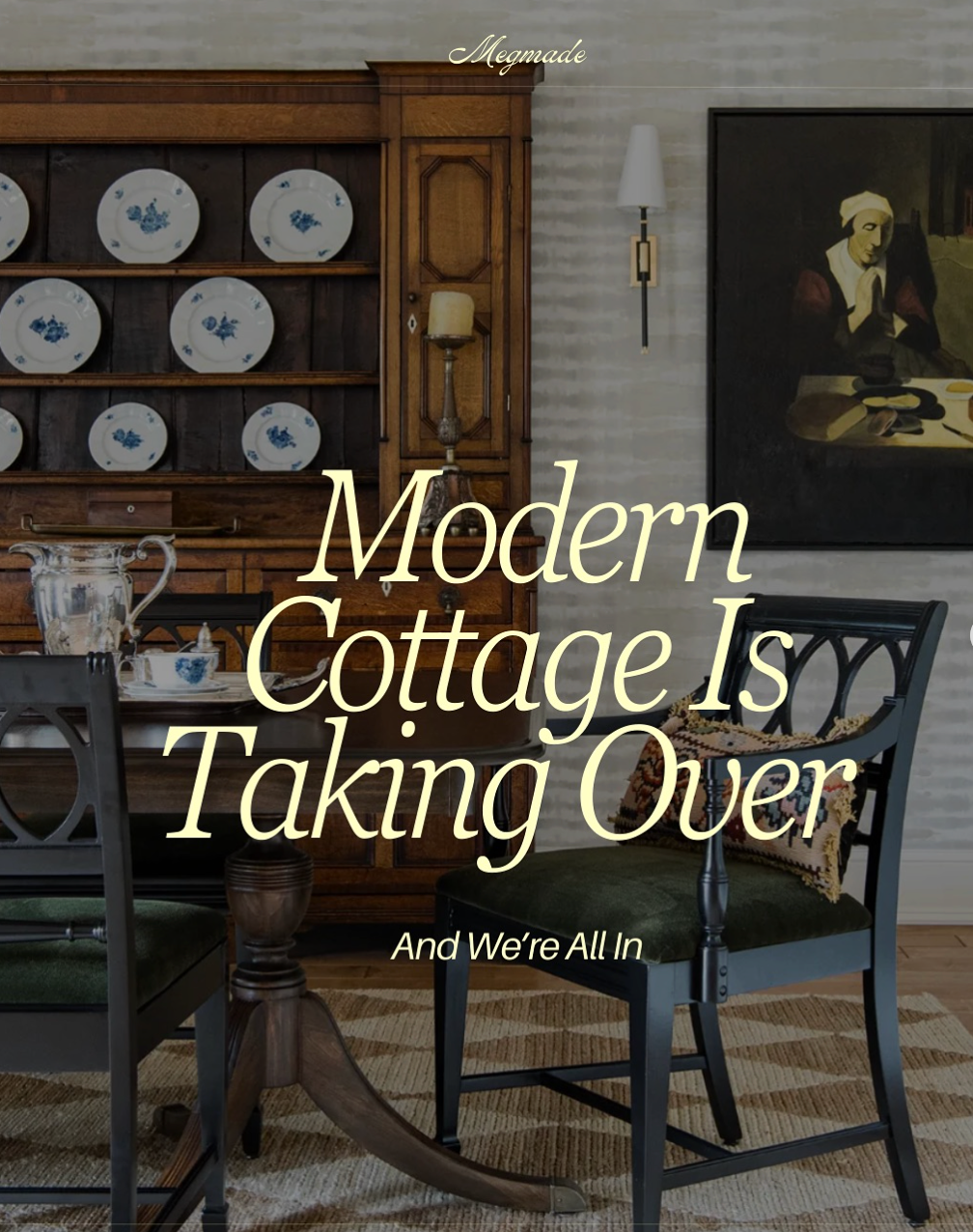 Why Modern Cottage Has Officially Taken Over Modern Farmhouse — and We’re Here for It