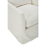 Madeline Slipcovered Swivel Chair