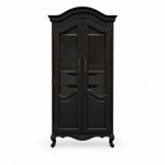 07068 Black vintage hutch