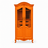 07068 Electric Orange vintage hutch