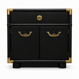 07518 Black vintage nightstand