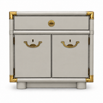07518 Framed vintage nightstand