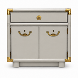 07518 Framed vintage nightstand