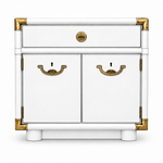 07518 White vintage nightstand