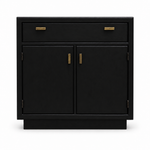 07529 vintage single nightstand — Black
