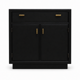 07529 vintage single nightstand — Black