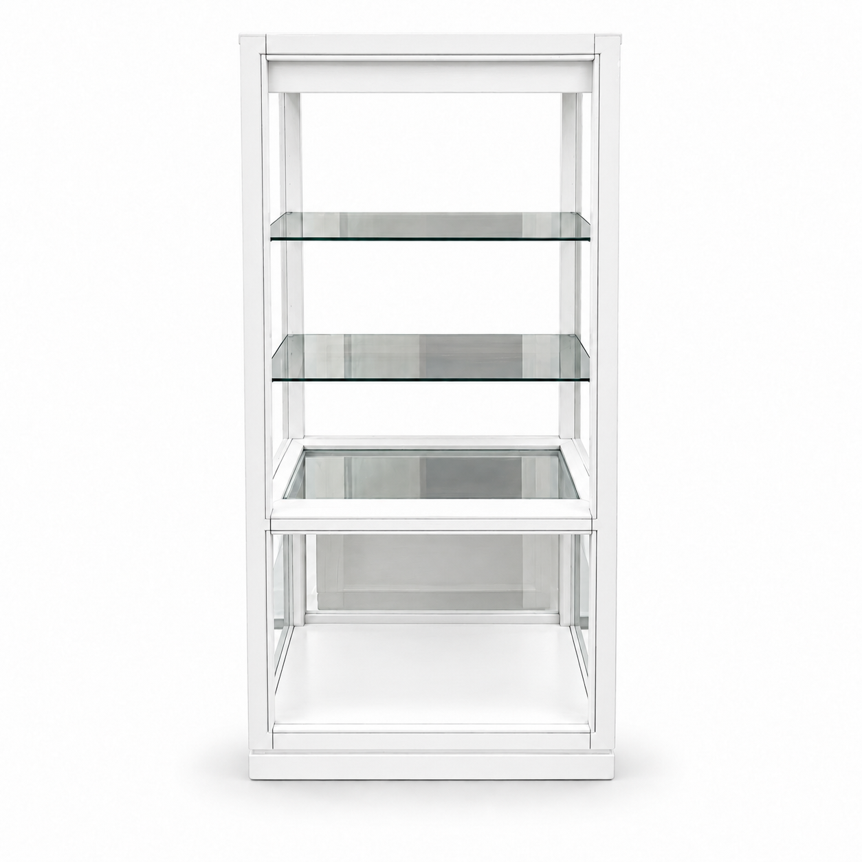 07570 vintage hutch — White