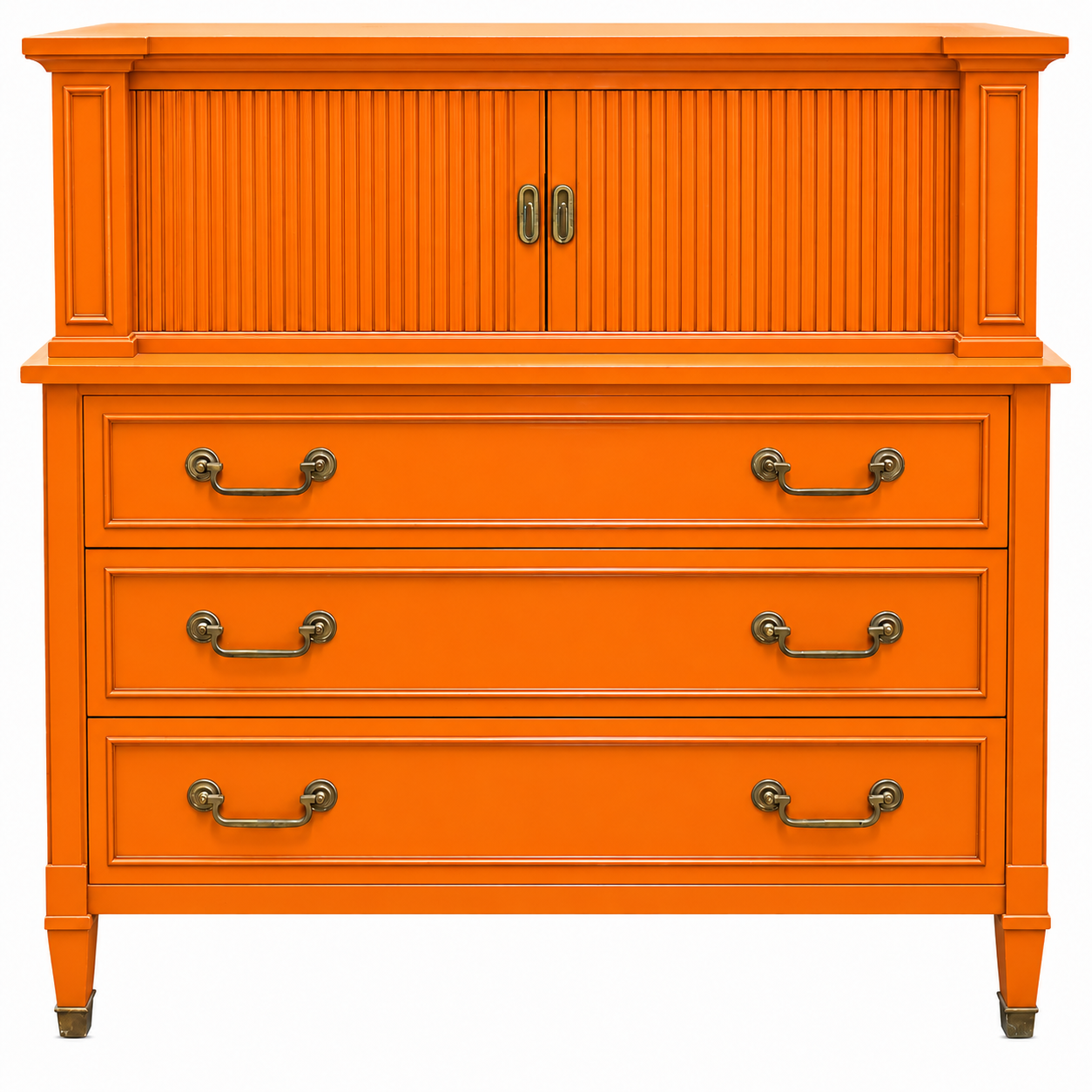 Vintage tallboy #08120 — Electric Orange
