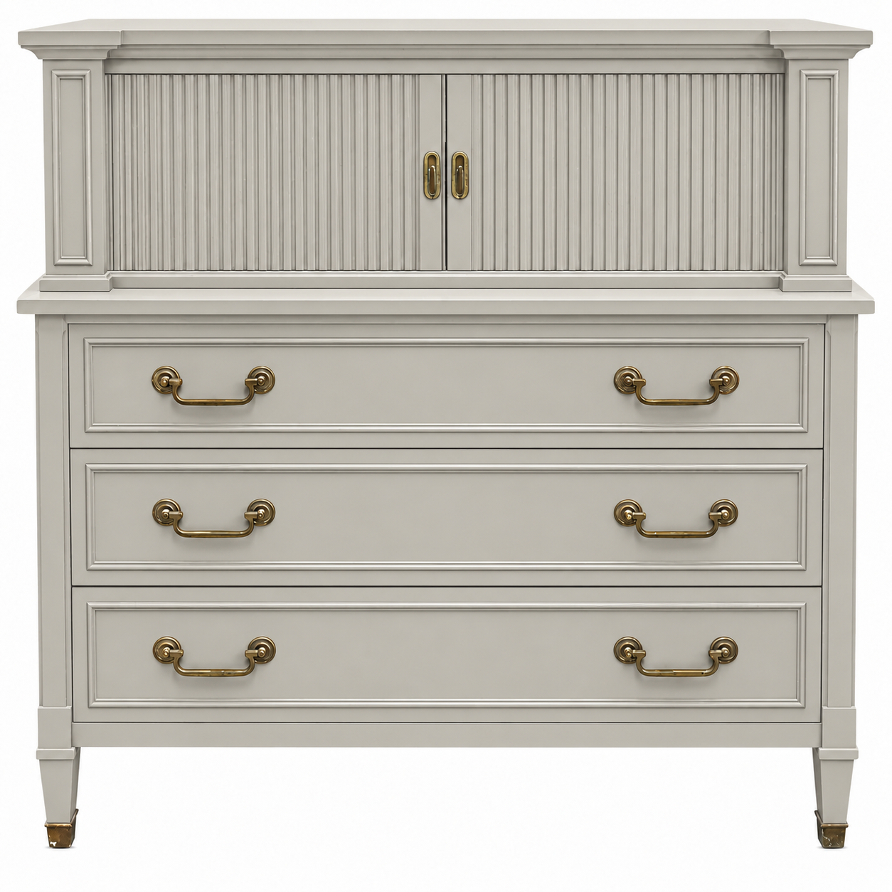 Vintage tallboy #08120 — Framed