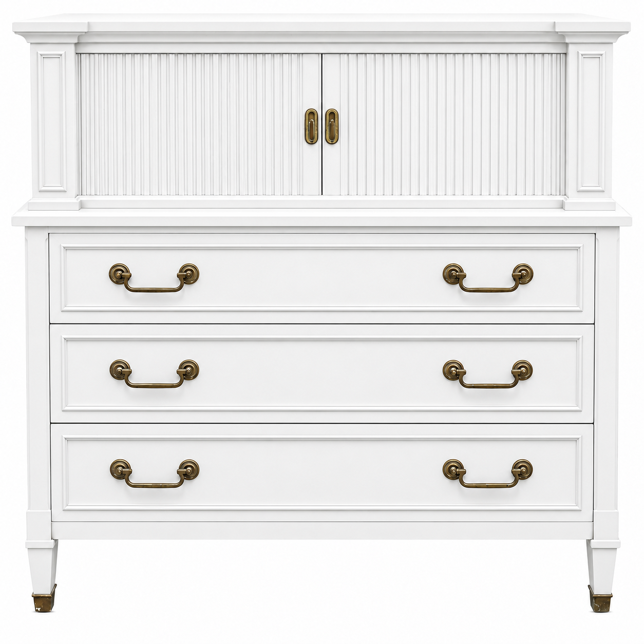 Vintage tallboy #08120 — White