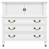 Vintage tallboy #08120 — White