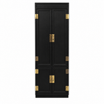 08217 Henredon vintage hutch — Black