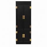 08217 Henredon vintage hutch — Black