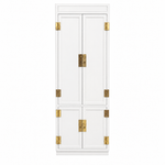 08217 Henredon vintage hutch — White