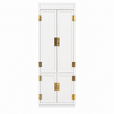 08217 Henredon vintage hutch — White